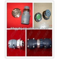 Mig torch cable fast plug,six and nine pin cable plug in welding welding cable connector