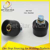 Euro type welding torch cable connector 70-95/welding cable fast plug and socket